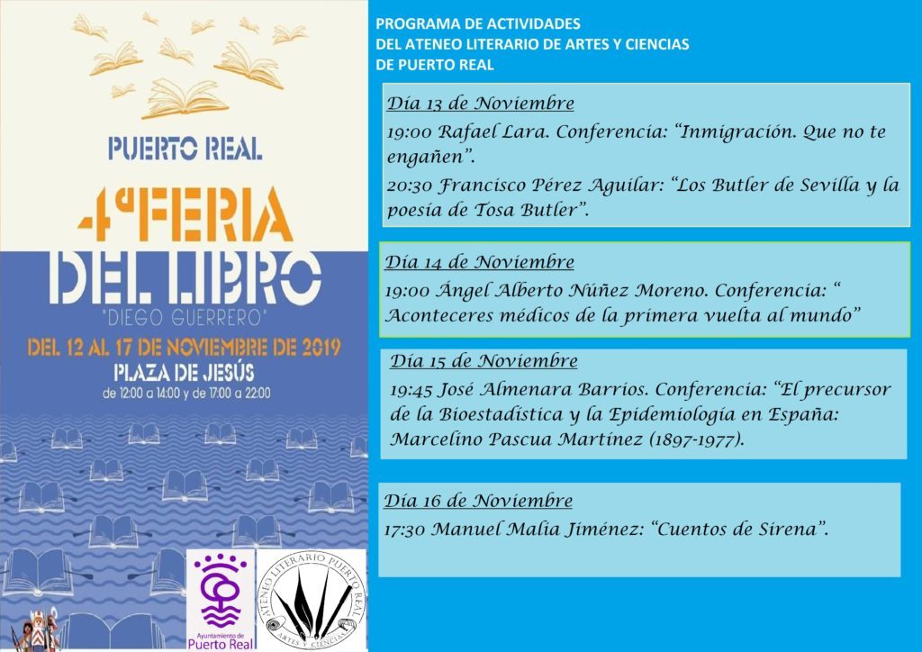 20191112 Cartel Ateneo 4 feria del libro